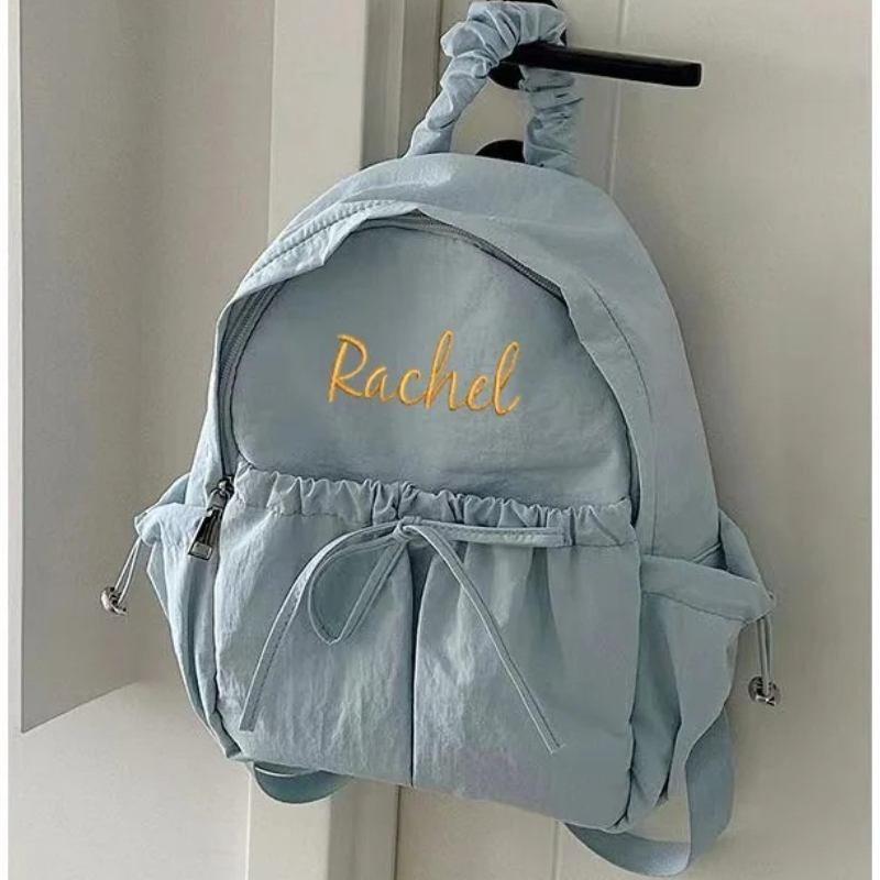 Embroidery Name Designs - Рюкзак на шнурке, индивидуальное имя, универсальный