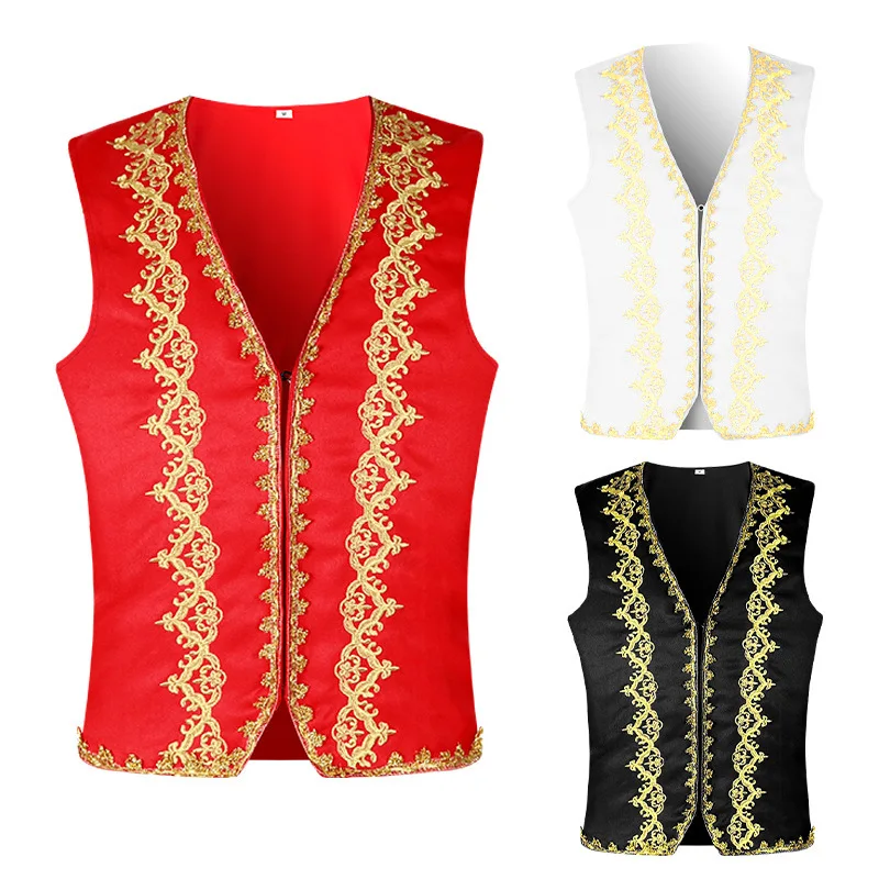 Embroidery Gold - Средневековый жилет в стиле барокко с