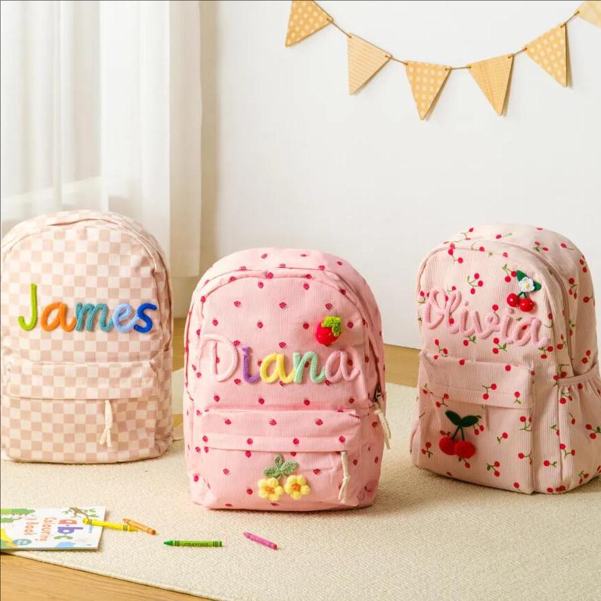 Embroidery Name Designs - Милый рюкзак на заказ для детей