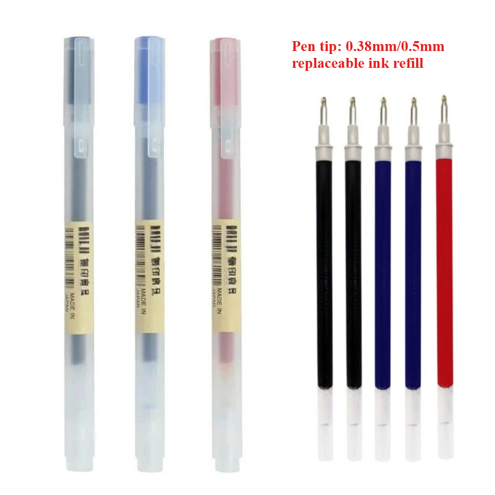 Muji Stationery Gel Pen - Сменные стержни для гелевых ручек MUJI