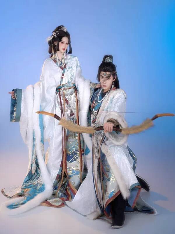 Новое женское ханьфу Zhan Guo: – обзор и цена Embroidery Knit