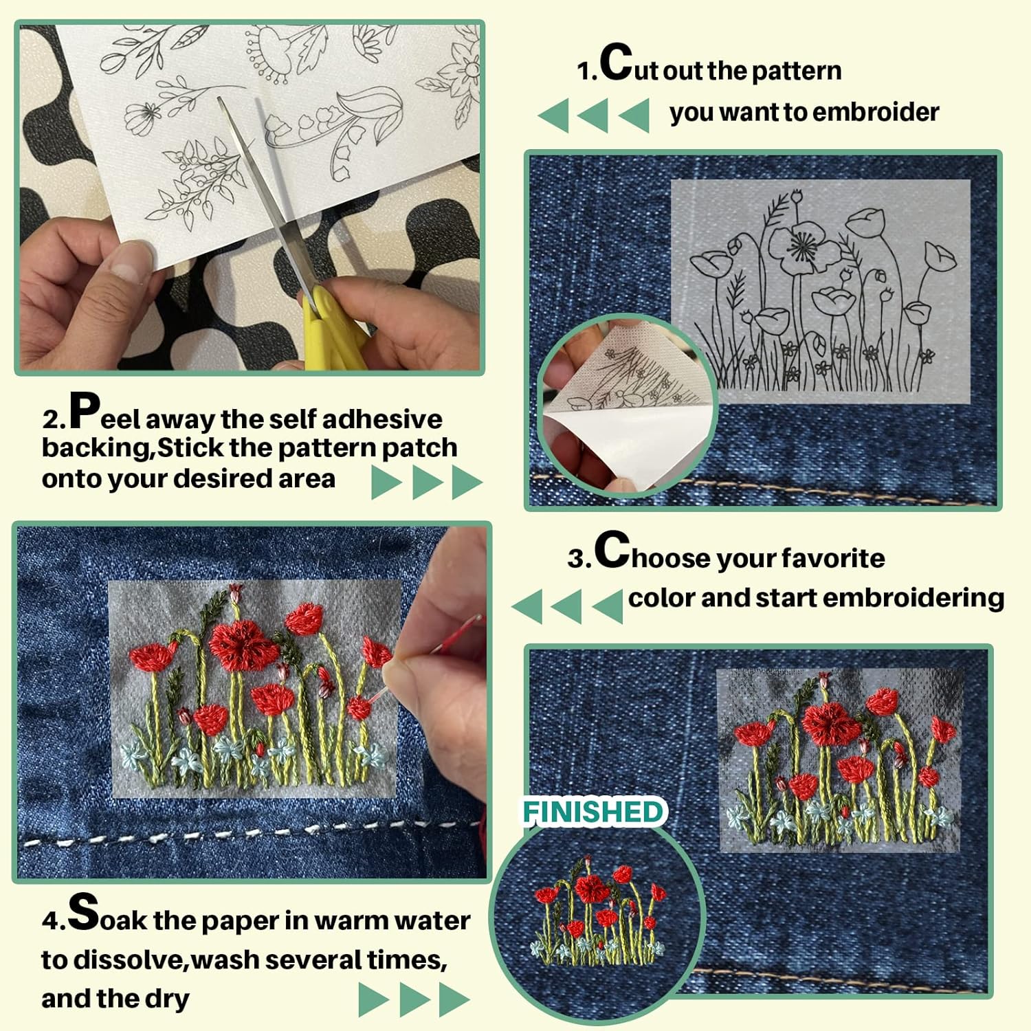Водорастворимый стабилизатор д – обзор и цена Embroidery Web