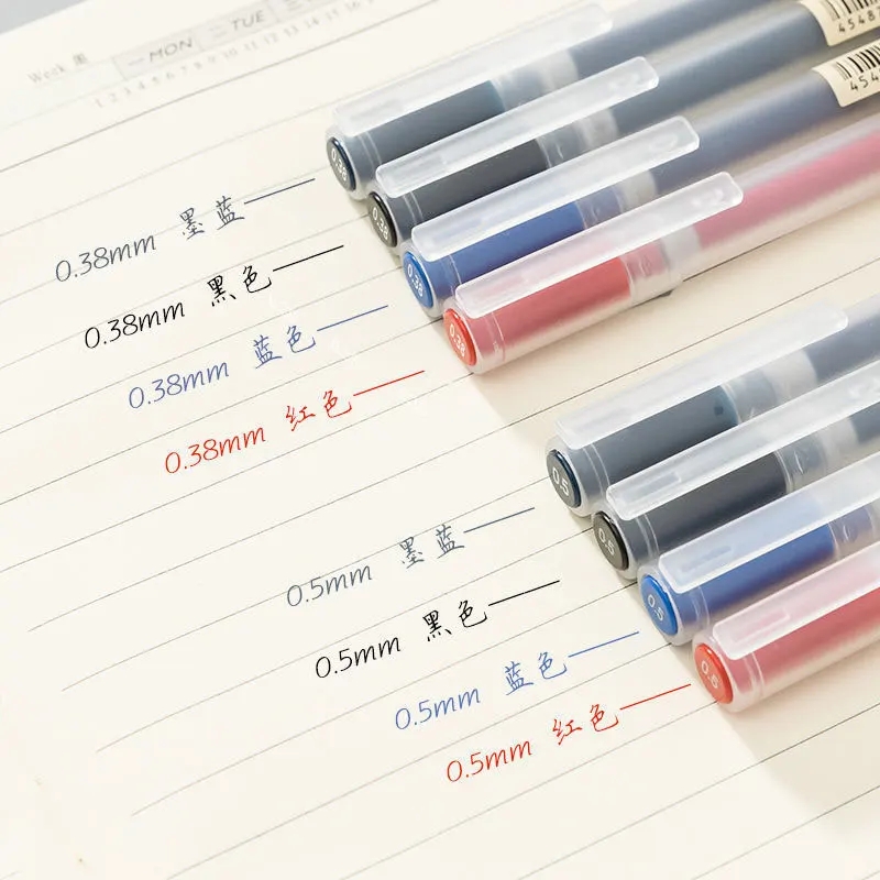 3-6 шт./компл. 0,38 мм Kawaii  – обзор и цена Muji Stationery Gel Pen
