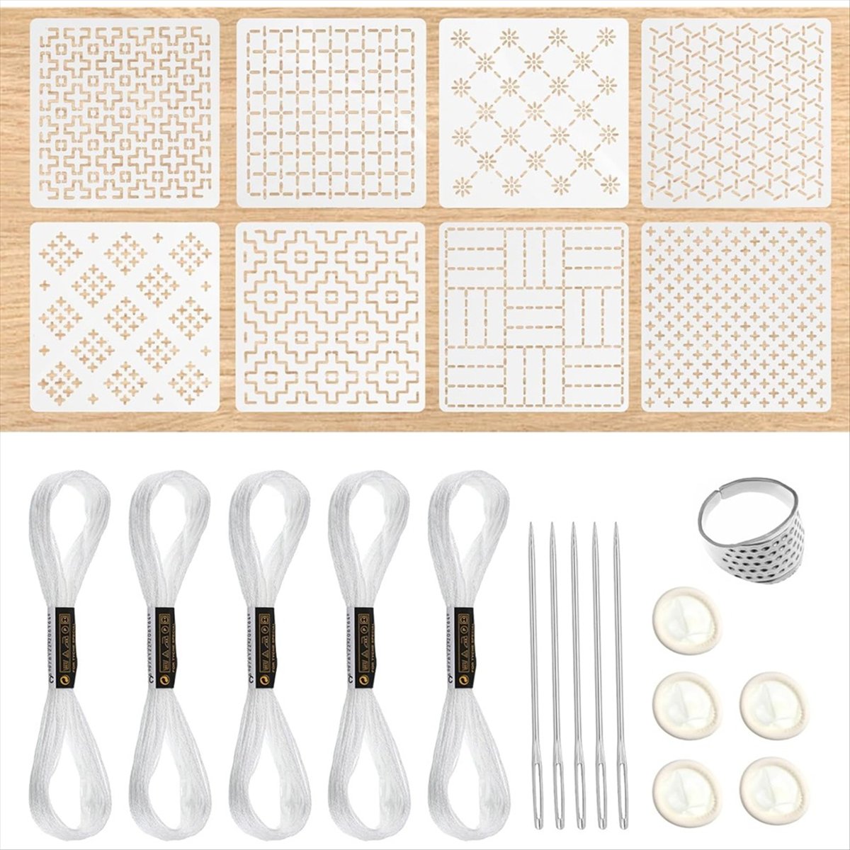 Набор пластиковых трафаретов B – обзор и цена Embroidery X Pattern