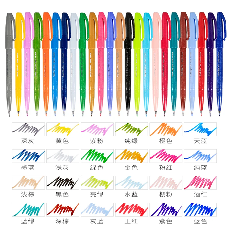 1 шт., ручка для вывески Pente – обзор и цена Pentel Pen Sign Pen