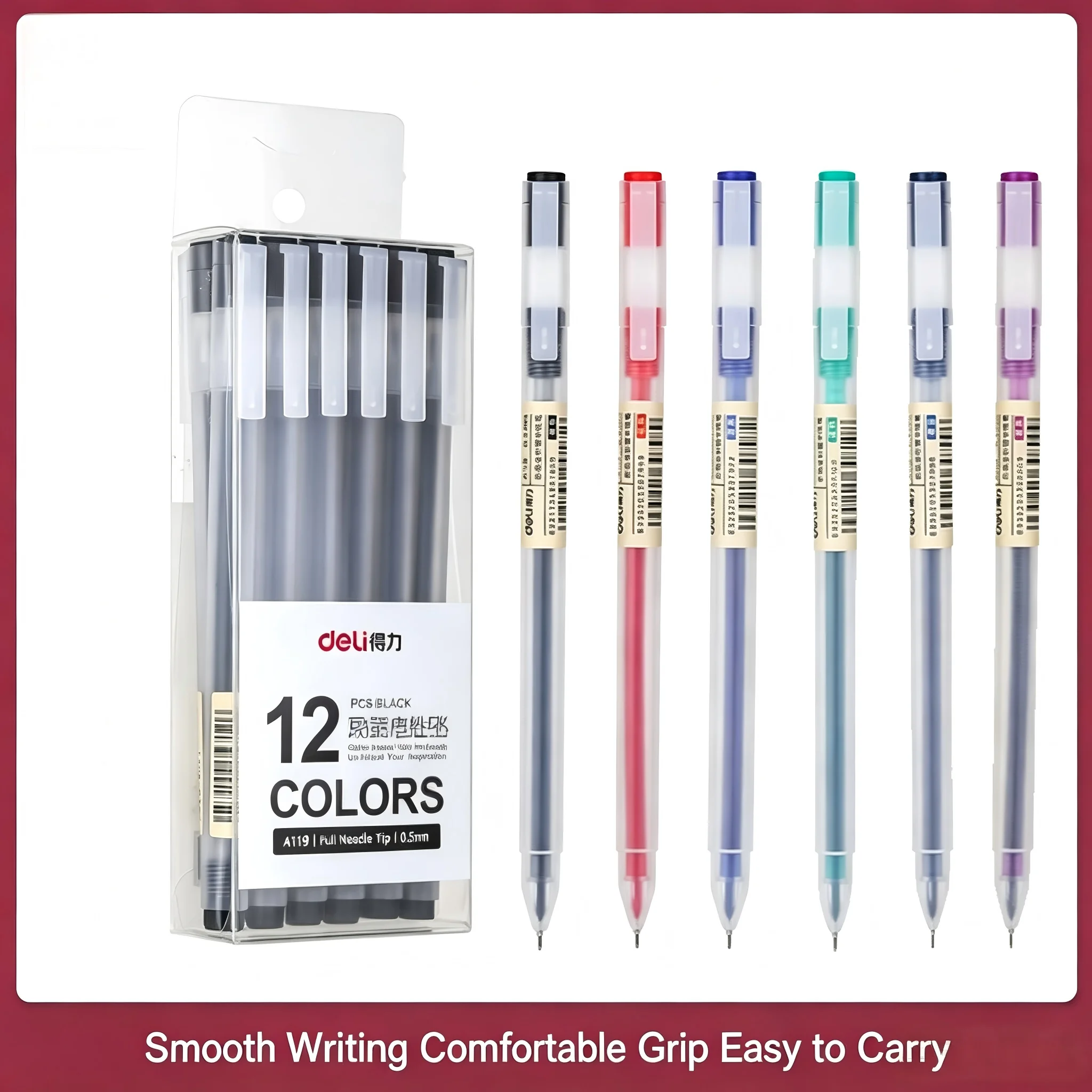 Гелевые ручки A119 черные, 0.5 – обзор и цена Muji Stationery Gel Pen