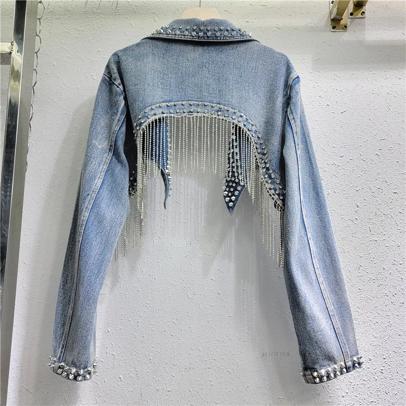 Джинсовая куртка со стразами и – обзор и цена Embroidery Jeans Sakura