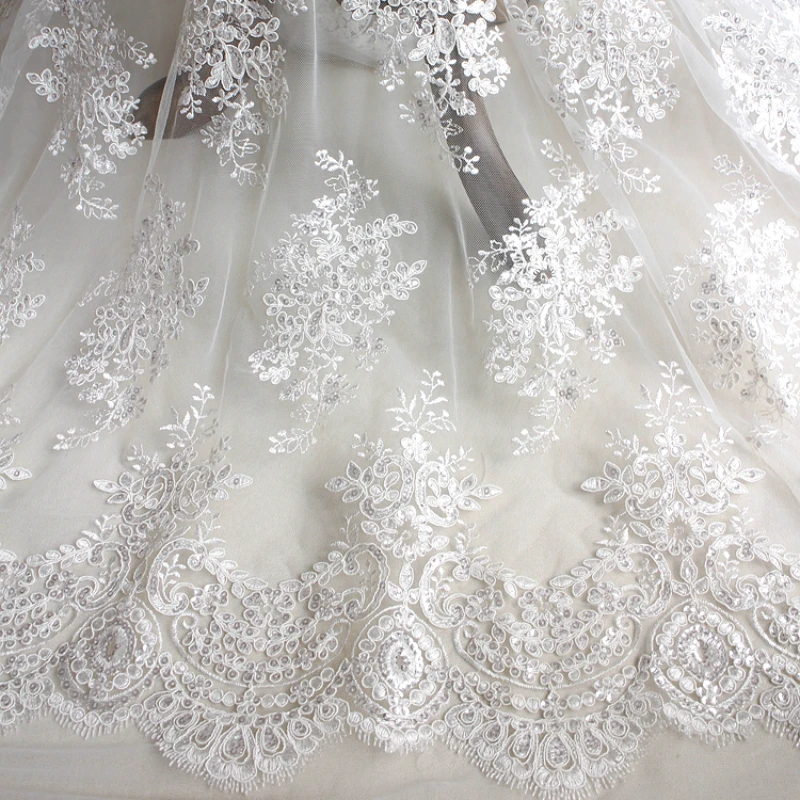 Кружевная ткань с вышивкой бле – обзор и цена Embroidery Web