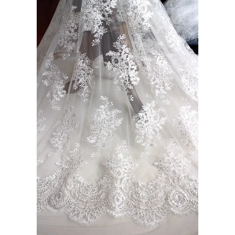 Кружевная ткань с вышивкой бле – обзор и цена Embroidery Web