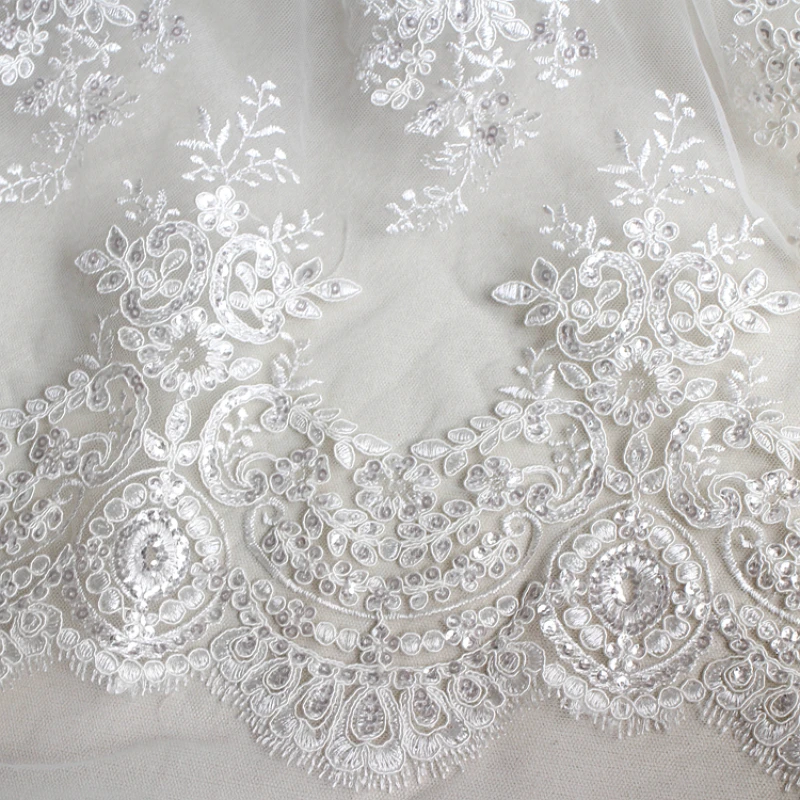 Кружевная ткань с вышивкой бле – обзор и цена Embroidery Web
